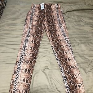 Snake Print Leggings
